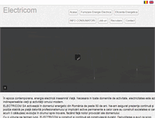 Tablet Screenshot of electricom.ro